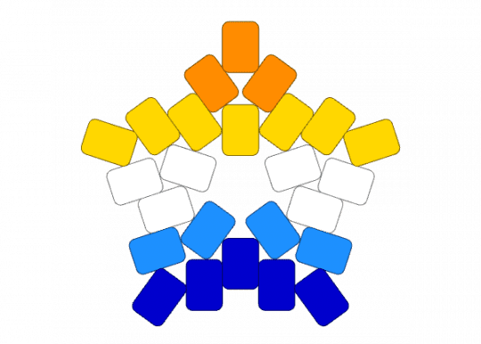 Aroace Star - aroace, purple, star, yellow