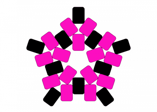 Pink Scene Star - black, pink, scene, star