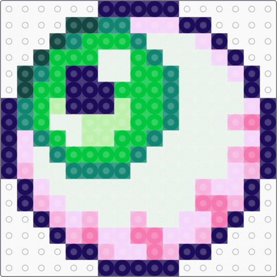 Halloween Eyeball - eye, eyeball, green, halloween, pink, purple, spooky