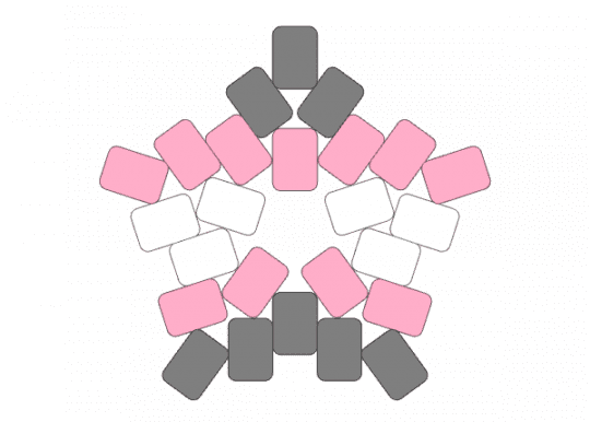 Demigirl Pride LGBTQ Star - demigirl, gray, lgbtq, pink, pride, star
