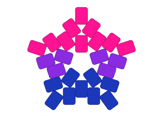 Bisexual Star - bi, bisexual, pink, purple, star