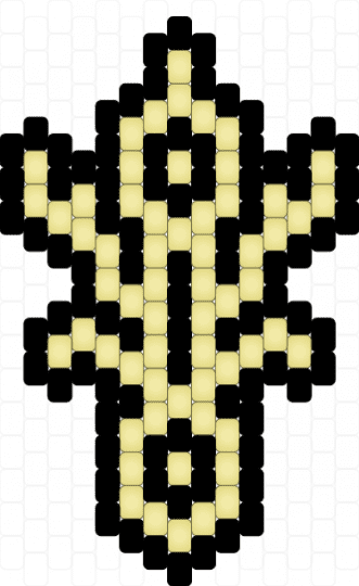 V - black, yellow