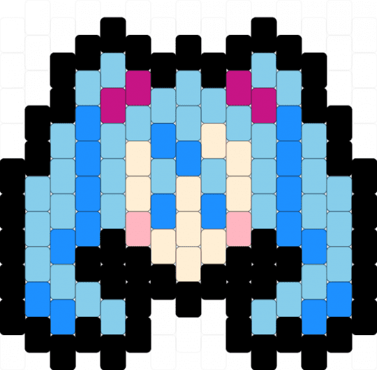 Hatsune Miku Charm 🩵🎤✨ - light blue,miku,vocaloid,hatsune miku,cute,charm