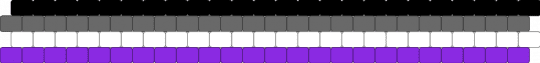 Asexual cuff - gray, purple