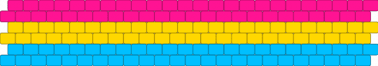 Pansexual LGBTQ Pride Cuff 🩷💛🩵 🍳 - gay, lgbtq, light blue, pan, pansexual, pink, pride, yellow