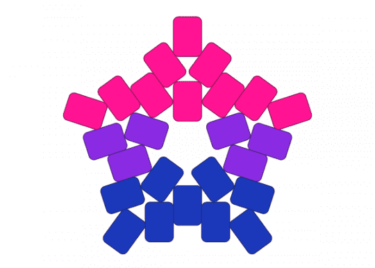 Bisexal Star - bi, bisexual, pink, purple, star