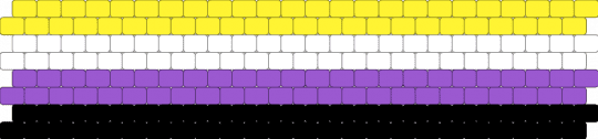 Nonbinary LGBTQ Pride 💛🤍💜🖤 - gay, lgbtq, nonbinary, pride, purple, they them, yellow