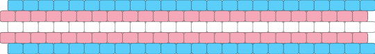 Transgender LGBTQ Pride Cuff 🏳️‍⚧️⚧️ - gay, lgbtq, light blue, pink, pride, trans, transgender