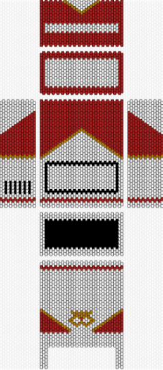 Ipad marb - white,red