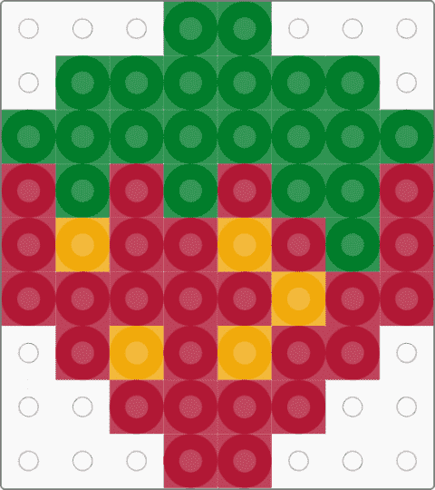 Frutilla/Strawberry - red,green
