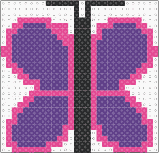 Butterfly - pink, purple
