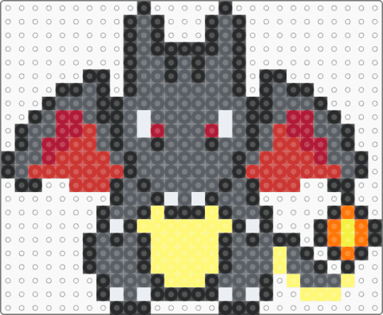 Shiny charizard - gray