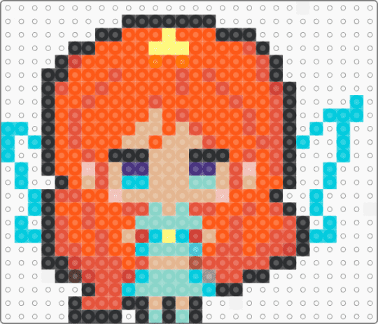 Bloom - orange,red,beige,light blue