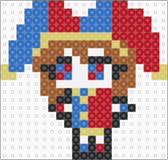 Pomni v - blue, red