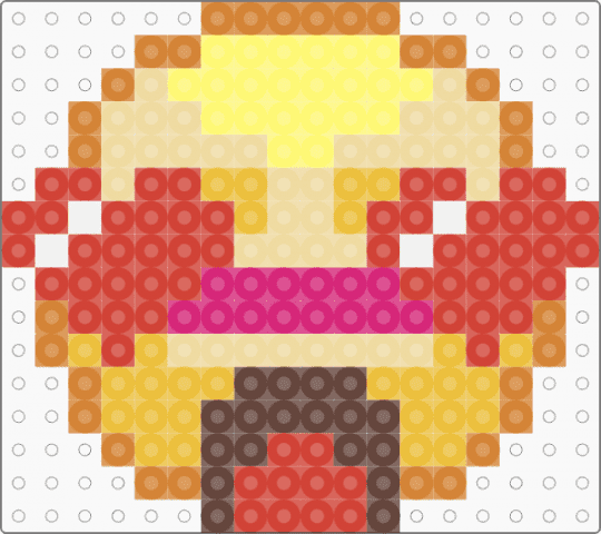 Love Emoji - red,yellow,beige