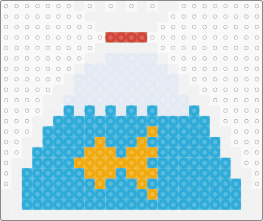 Fish - light blue,cotdplastic