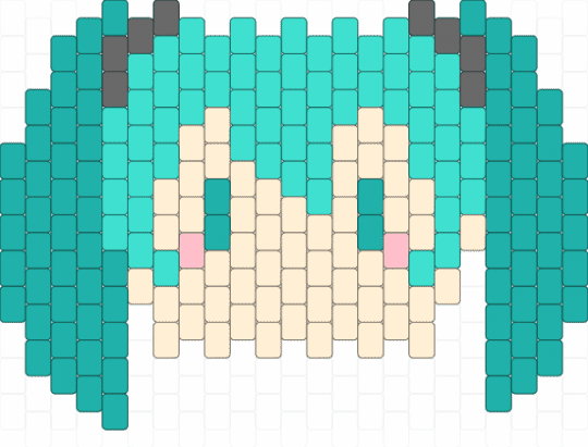 Miku head - beige,light blue,teal,vocaloid,anime,miku,hatsune miku