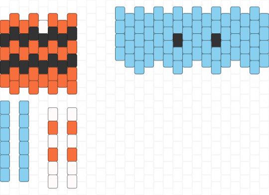 finn doll - light blue, orange
