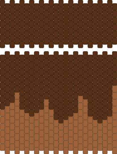 glazed fondant bag - back - brown,tan,cocoa,dandys world,purse,bag,dw,chocolate,roblox,trinket