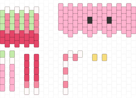 Flowery punch finn - pink