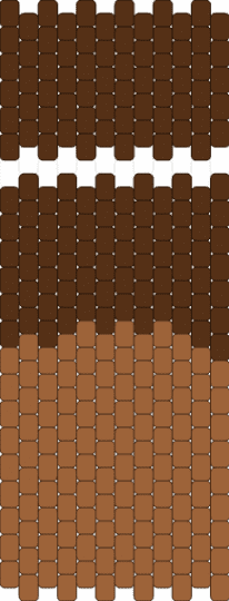 glazed fondant bag - left side - brown,tan,cocoa,dandys world,roblox,purse,bag,trinket,chocolate,dw