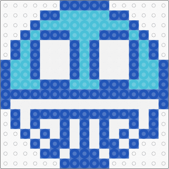 Snap from chalkzone - blue, light blue