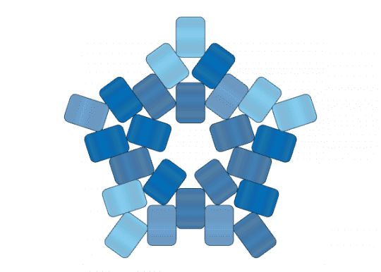 Sapphire crystal star (TTYD) - blue, light blue