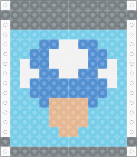 Super shroom shake - light blue