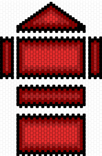 red bag - black,red