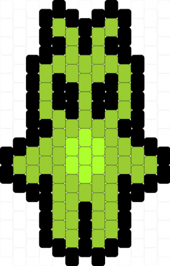 alien - black,green