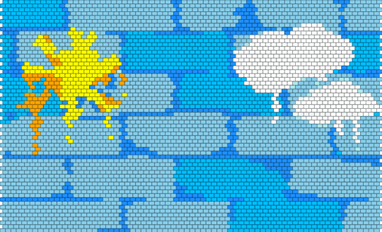 Spamton shop background panel - light blue