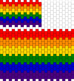 Rainbow Flag Variant 1- 2 Sizes - rainbow,flag,unity,spectrum,diversity,pride,solidarity,colorful,stripes