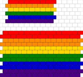 Rainbow Flag Variant 2- 2 Sizes - rainbow,flag,diversity,pride,inclusivity,celebration,vibrant,bright,joy,stripes