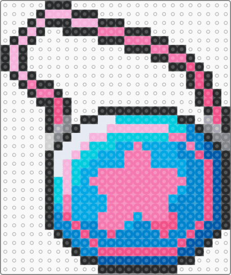 Ramona Flowers' Purse - pink,light blue,blue,scott pilgrim,ramona flowers