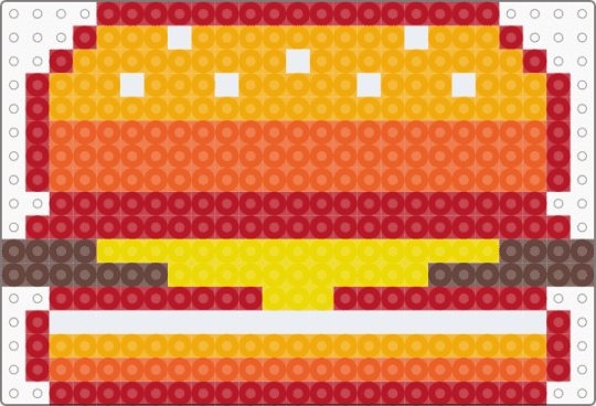 LBP Burger Sticker - red,orange,lbp,littlebigplanet,sticker