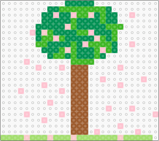 Cherry blossom tree - green