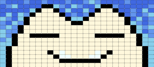 Update gradient snorlax - white,blue,light blue
