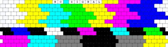 No signal tv remix without red - yellow,light blue,pink,purple,tv,color bar,no signal,signal,television,error,glitch,broken