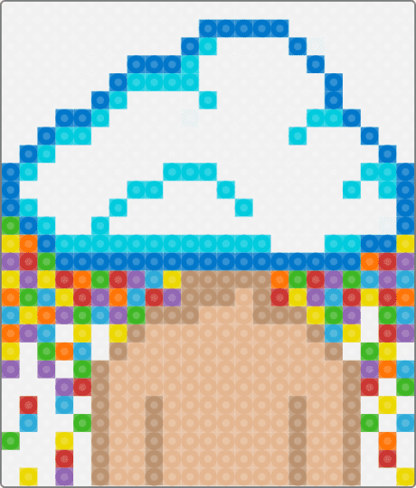 Head in the clouds - white,blue,light blue,beige,cloud,clouds,trippy,head in the clouds,tripping,high,rainbow