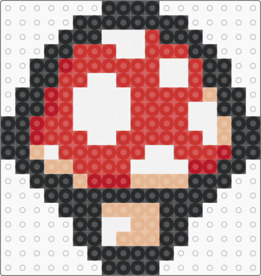 Magic Mush (The Binding of Issac) - red,thebindingofissac,tboi,mushroom,white,black,item,game
