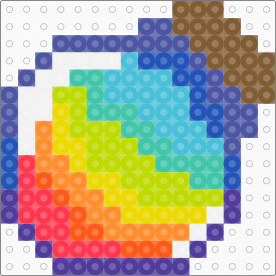 Good Juice (Juice Galaxy) - green,purple,colorful,juicegalaxy,juice,bottle,rainbow,galaxy,perler