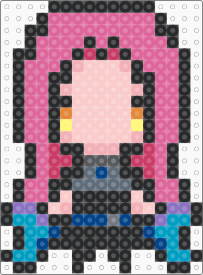 Mizi ALNST - black,pink,beige,alnst,anime,character