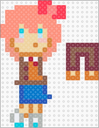 sayori hanging doll - orange,beige,tan,brown,ddlc,doki doki,lesbian,i gentaly open the door,rope swing,wlw,gay gay homosexual gay,weird kid