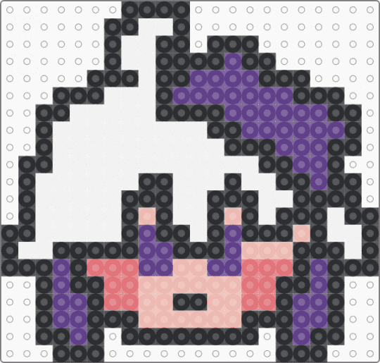Vflower head - purple,vocaloid,vflower,vocal synth
