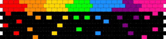 Drippy rainbow - black,light blue,pink