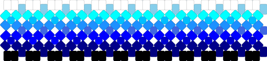 Black to white blue gradient cuff :> - purple,light blue