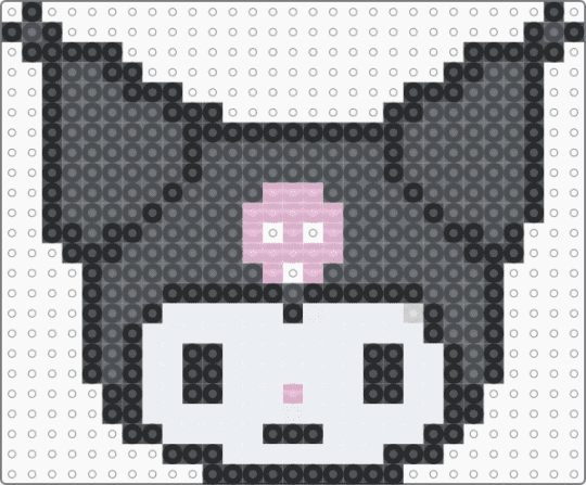 Kuromi Face - character,hello kitty,purple,kuromi,sanrio