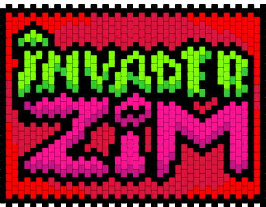 Invader zim logo - red,invader zim,logo