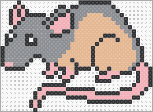 Rat 🐀 - beige,gray,rat,animal
