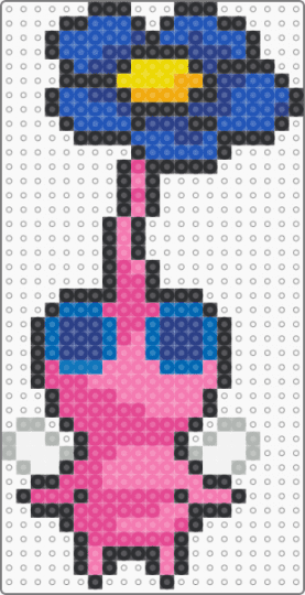 Pink Pikmin - blue, pikmin, pink